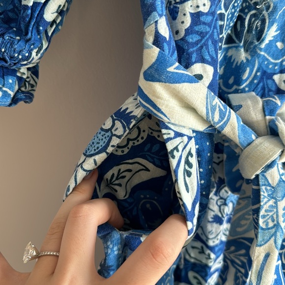 FARM Rio Full of Flowers Linen Blend Jumpsuit - Size XS - Picture 11 of 14